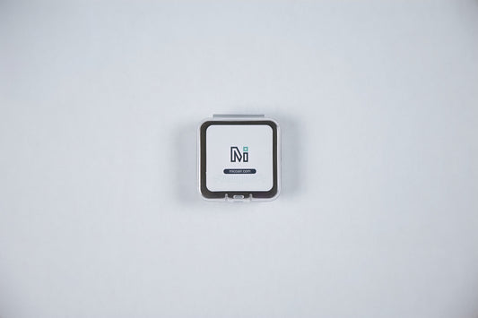 fpv m10 5883 gps module package closed with a logo on a white background