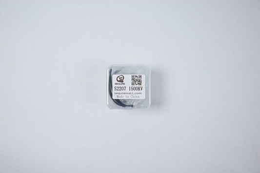 fpv drone sequre s2207 1500kv motor packaged on a white background 
